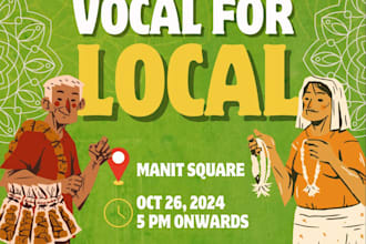 visually appealing flyers and posters
