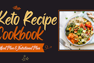 do cookbook or recipe cookbook, meal plan, nutritional plan and meal planner