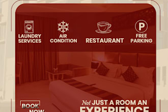 design branded social media content and advertising flyers