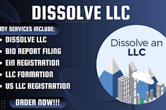 dissolve US llc, cancel corporation, close ein, terminate delaware, wyoming llc