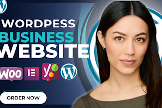 build a high responsive wordpress business website with speed and SEO