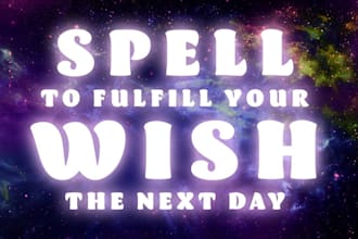 manifest your heart desire with a custom wish spell