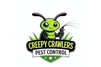 design creative modern pest control logo for you