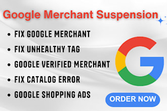 fix google merchant suspension, merchant misrepresentation and feed errors