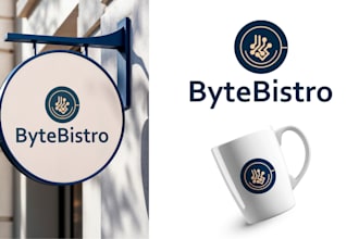 make a creative and clean logo design for your startup