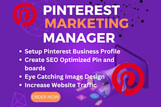 manage, grow and boost pinterest marketing manager