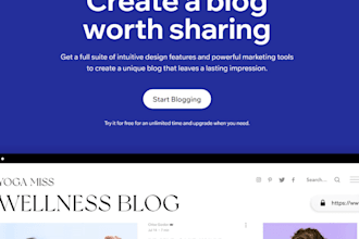 upload content, blog posts on wordpress, wix, squarespace and shopify