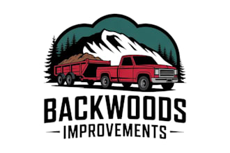 design professional modern business and junk removal logo