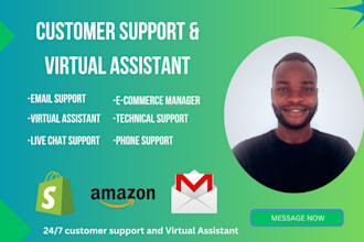 be your personal customer support and administrative virtual assistant