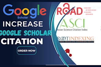 increase google scholar citations on a reputable journal, backate citation