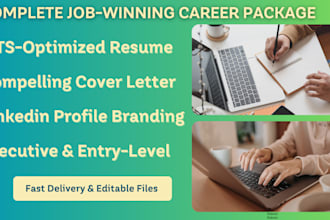 craft a job winning resume, cover letter, and linkedin profile