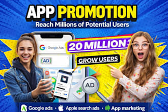increase IOS app install mobile app promotion android game marketing app install