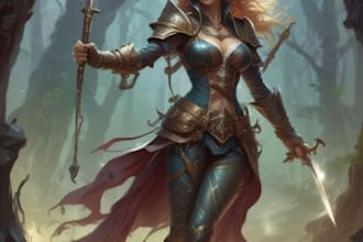 draw dnd party art, fantasy characters illustration and pathfinder group
