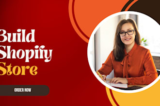 build shopify store or dropshipping ecommerce store