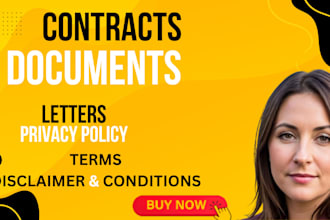 write legal contract, terms and condition, ndas and more