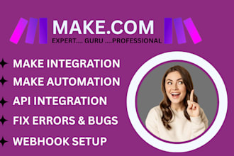 setup fix make com integromat zapier zap api made com automation webhook expert