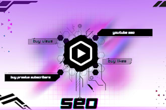 be your youtube SEO expert and channel manager