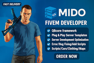 be your developer and fix your fivem