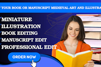 developmentally edit your book or manuscript medieval art and illustration