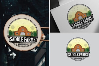 do retro vintage badge business logo design