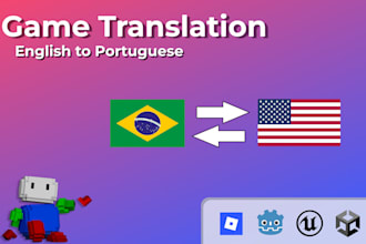translate your game to portuguese and english
