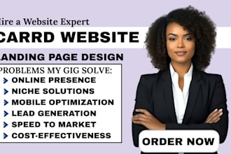 design carrd landing page, redesign carrd website, card co, systeme io website