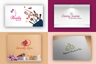 do modern fashion, beauty, cosmetic spa hair salon business logo