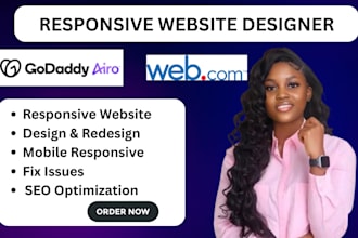 design godaddy airo webcom godaddy website redesign