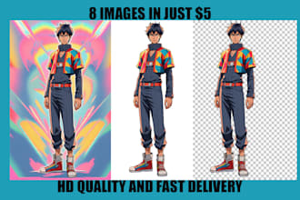 do background removal, transparent, white, and customized image editing