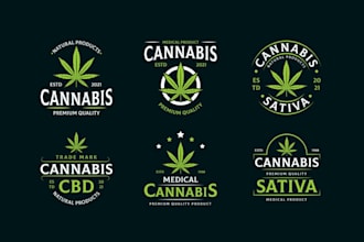 design cannabis mascot logo for your company