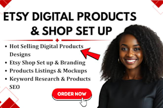 do etsy shop set up, etsy digital products listing, digital planners for etsy