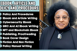 do ebook, article or policy and procedures on cybersecurity ai nft or grc, sop