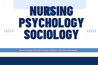 do research in nursing, psychology, sociology and write articles