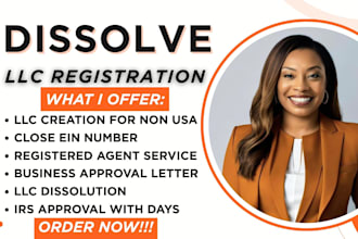 dissolve US llc close ein cancel corporation llc registration llc dissolution
