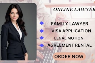 do visa application legal motion agreement rental family visa adoption divorce