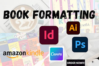 format,   upload  books,ebooks manuscript on lulu, ingramspark, for amazon kdp