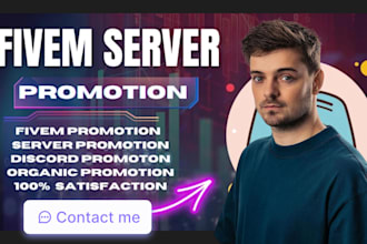 promote your discord, fivem, dayz, rust, and roblox game servers