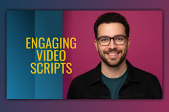 be script writer for youtube video script writing