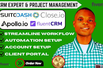 automate CRM systems with suitedash, netsuite apollo close io fluentcrm