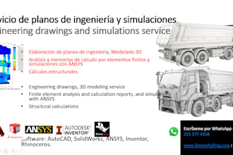 create professional engineering drawings, 3d models, and simulations