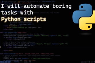 automate boring tasks with python scripts
