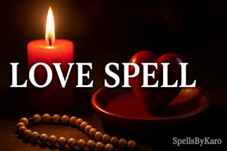 cast a powerful love spell to make someone fall deeply for you