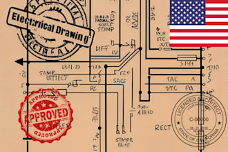 design electrical drawings and mep drawings for city permit