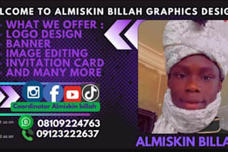 design social media post, cover, banner,image editting, invitation card design