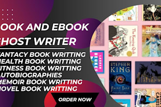 do science fiction ghostwriting,be fantasy ghostwriter, novel ghostwriter
