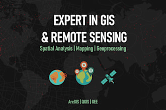 perform gis analysis, remote sensing, and mapping