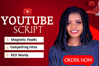 write attention grabbing youtube scripts for you