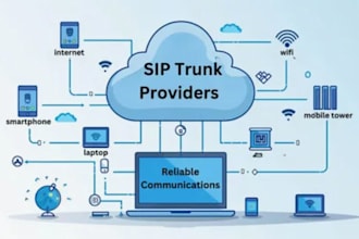 arrange sip user, sip routes and sip trunks for USA spoof api, pbx did number