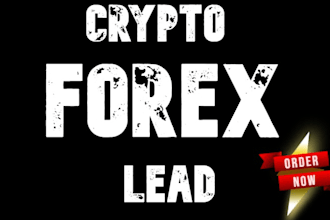 generate active crypto forex lead, MLM lead, crypto lead, forex lead, b2b lead