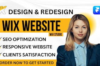 design wix studio website, wix website redesign, wix landing page framer website